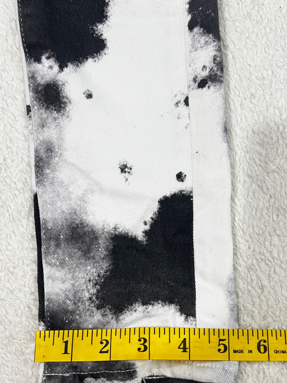 Men’s Purple Brand P0001 Cloud Print Distressed Slim-Fit Jeans Size 28 - Picture 7 of 15